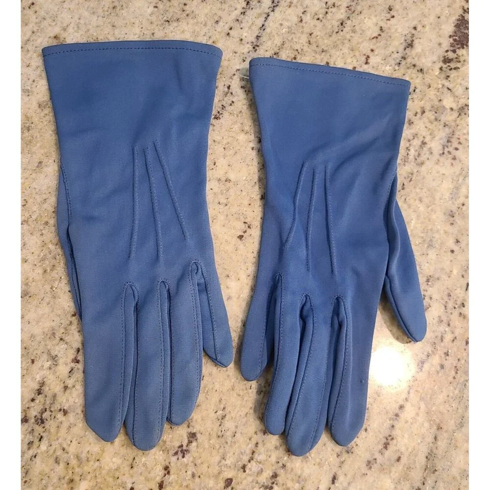 Vintage Size S Blue Nylon Formal 9